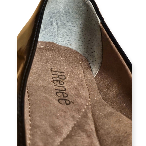 J Renee Elegant Navy Blue Women's Loafers - Picture 5 of 7